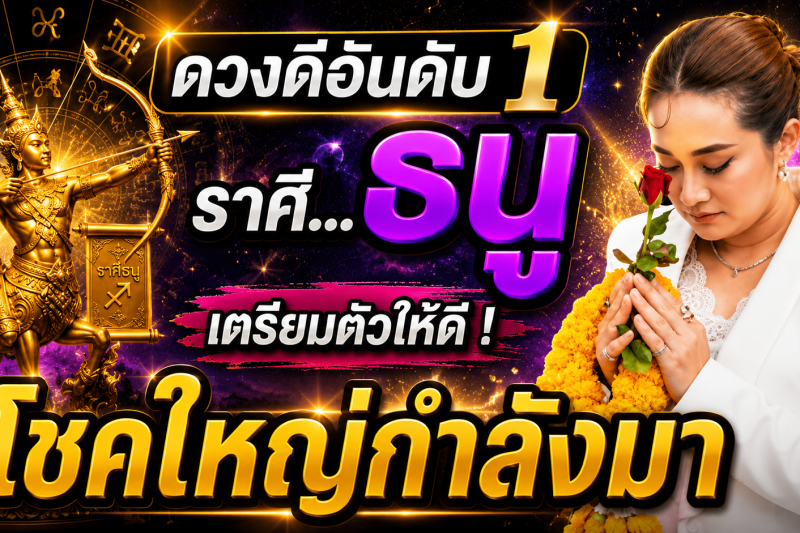 🚨 คำทำนายหมอปลาย‼️ ราศีธนู ♐️ เดือนนี้ เตรียมตัวให้ดี โชคใหญ่กำลังมา!