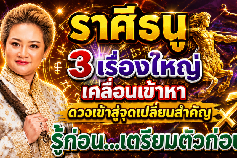 ♐️ ราศีธนู หลังครึ่งเดือนมิถุนายนนี้ 3 เรื่องใหญ่เคลื่อนเข้ามา ดวงเข้าสู่จุดเปลี่ยนสำคัญ ✨