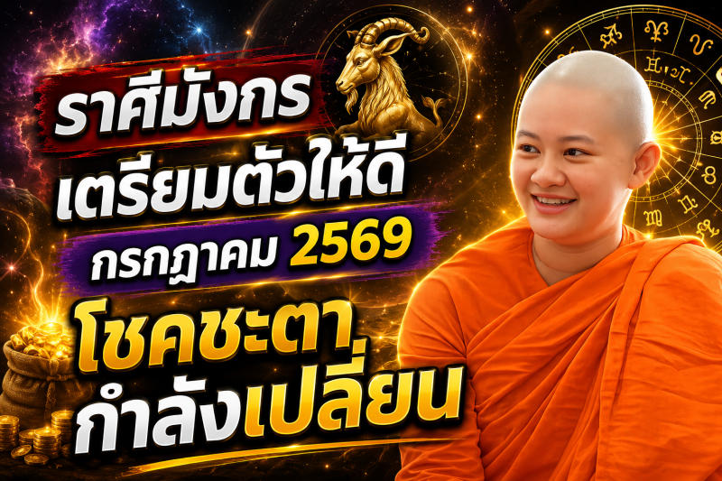 ♑️ ดวงพลิกครั้งใหญ่‼️ ราศีมังกร หมอปลาย เผยนิมิตลับ เดือนกรกฎาคม 2569 เตรียมรับความเปลี่ยนแปลง 🔮⚠️