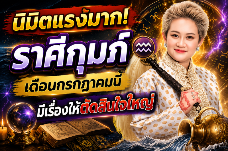 ♒️ ฟังให้จบ! ราศีกุมภ์ หมอปลาย เปิดคำทำนาย เดือนกรกฎาคม 2569 สัญญาณที่ไม่ควรมองข้าม 🔮⚠️