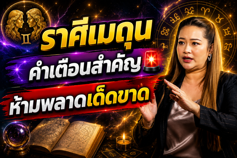 ♊️ คำเตือนจากหมอปลาย‼️ ราศีเมถุน เดือนกรกฎาคม 2569 เส้นทางชีวิตกำลังเปลี่ยน 🔮⚠️