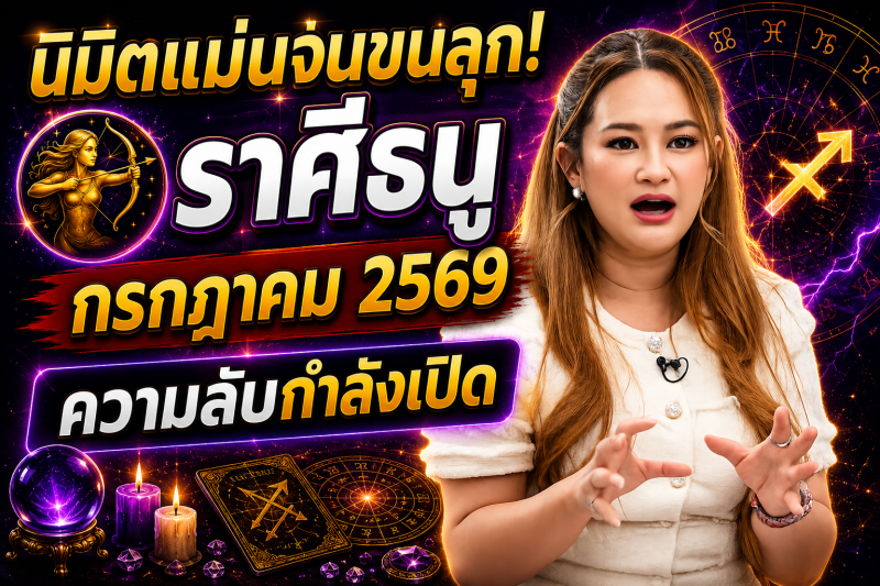 🔮 นิมิตแม่นจนขนลุก! ♐️ ราศีธนู หมอปลาย เผยความลับของเดือนกรกฎาคม 2569 ⚠️✨