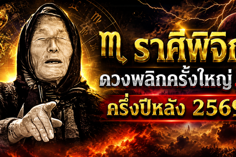 ♏ ราศีพิจิก ครึ่งปีหลัง 2569 ชะตาพลิกแรง! โชคใหญ่กำลังเข้ามา เตรียมรับทรัพย์ก้อนโต