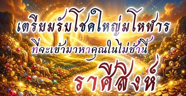 ดูดวงราศีสิงห์ | เตรียมรับโชคใหญ่มโหฬารที่จะเข้ามาในไม่ช้านี้ 🔮