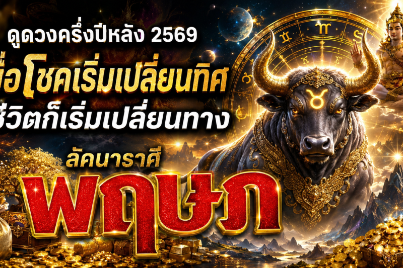 ราศีพฤษภ 🕉️ โชคเริ่มเปลี่ยนทิศ⚡️ ชีวิตเปลี่ยนทาง : ดวงครึ่งปีหลัง 2569 🎉
