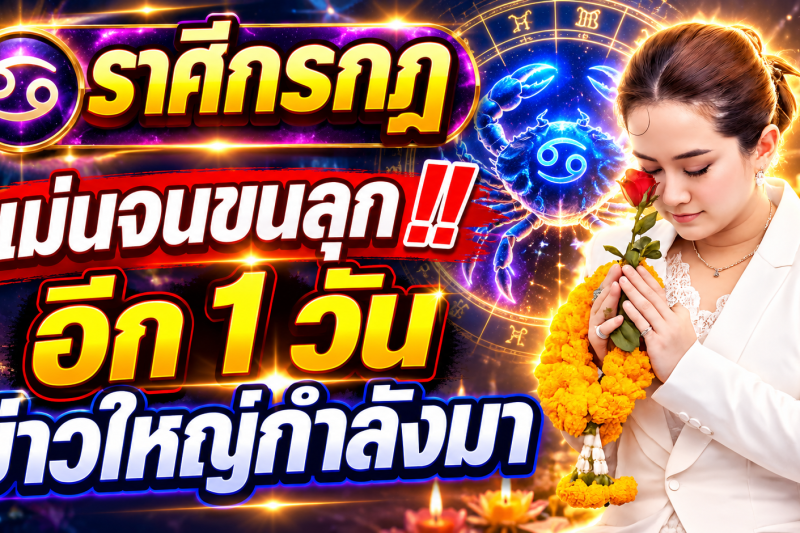 แม่นจนขนลุก‼️ คำทำนายหมอปลาย ♋ ราศีกรกฎ อีก 1 วันข้างหน้า ชีวิตจะเปลี่ยน