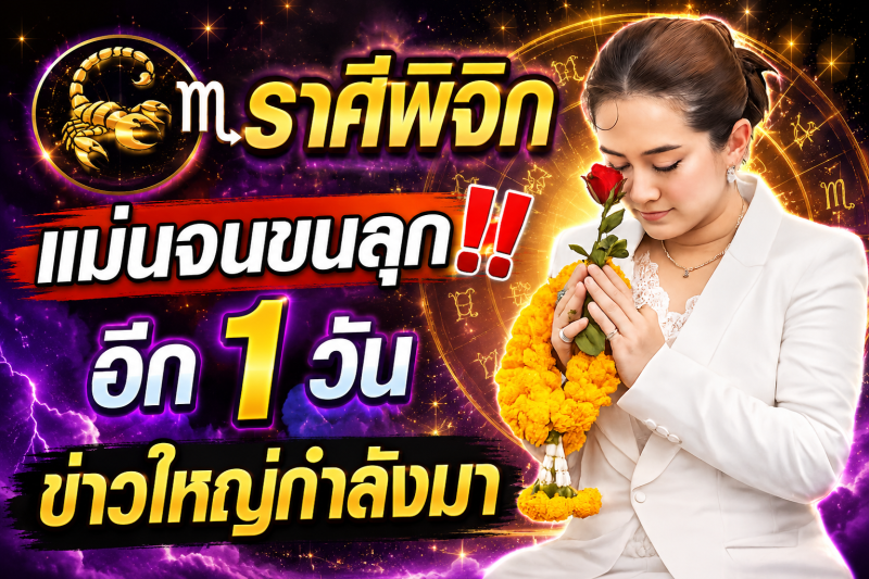 แม่นจนขนลุก‼️ คำทำนายหมอปลาย ♏ ราศีพิจิก อีก 1 วันข้างหน้า ชีวิตจะเปลี่ยน