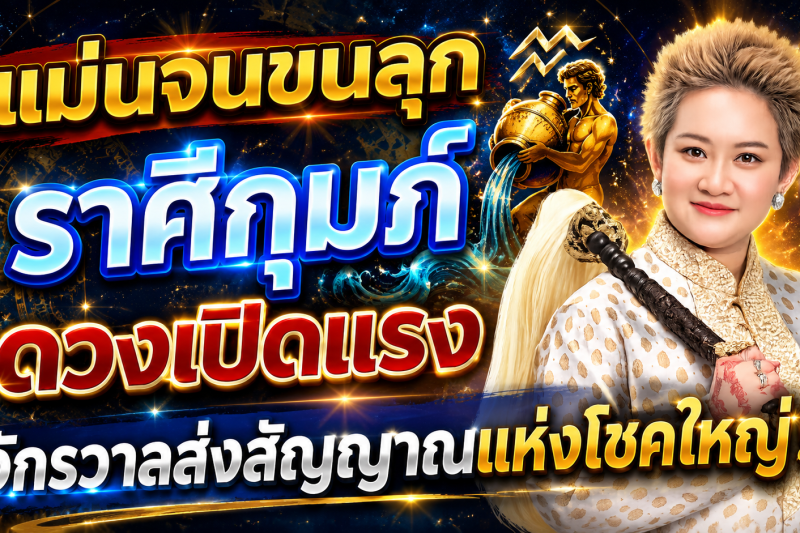 ✨ แม่นจนขนลุก!! ♒ ราศีกุมภ์ ดวงเปิดแรง จักรวาลส่งสัญญาณแห่งโชคใหญ่! 🔮🌟