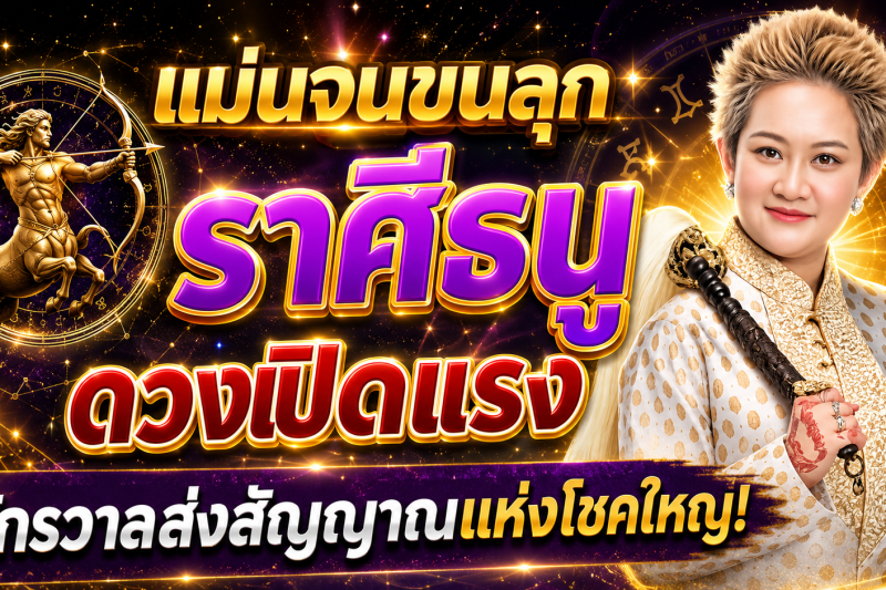♐️ ✨ แม่นจนขนลุก!! ราศีธนู ดวงเปิดแรง จักรวาลส่งสัญญาณแห่งโชคใหญ่! ✨