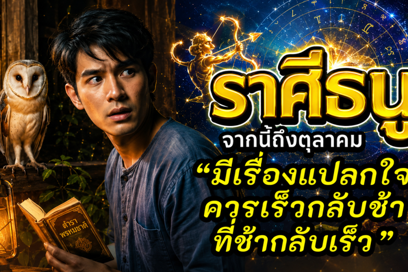 ♐ ราศีธนู ควรเร็วกลับช้า ที่ควรช้ากลับเร็ว