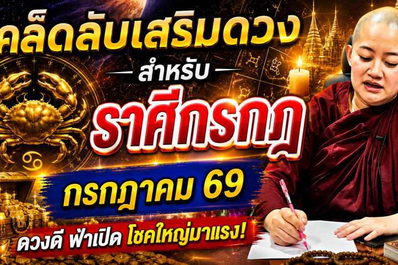 ♋️ ราศีกรกฎ นี้คือ‼️เคล็ดลับการเสริมดวง‼️ ที่เชื่อกันว่าจะช่วยเสริมโชคลาภและความเป็นสิริมงคล