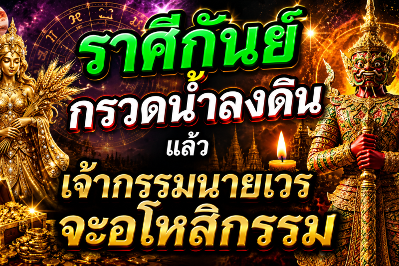♍️‼️ ราศีกันย์ รีบกรวดน้ำลงดินด้วยจิตตั้งมั่น! หลายคนเชื่อว่าเป็นการขออโหสิกรรมและเสริมสิริมงคลให้ชีวิต 🙏✨