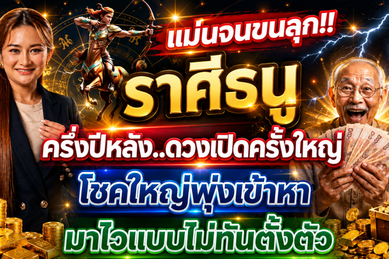 ♐️ แม่นจนขนลุก! ราศีธนู ครึ่งปีหลัง 2569 ดวงเปิดครั้งใหญ่ โอกาสใหม่และข่าวดีอาจมาถึงเร็วกว่าที่คิด 🔮✨