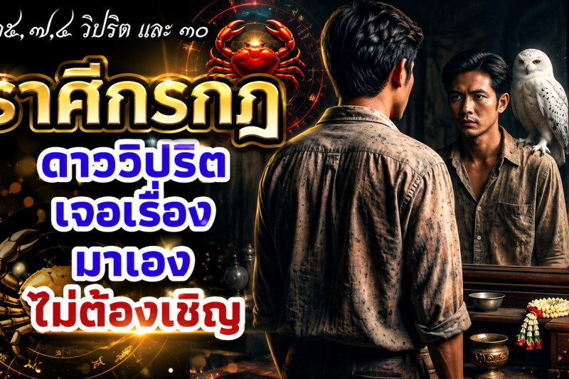 ♋ ราศีกรกฎ ดาววิปริตมาเองไม่ต้องเชิญ! เตรียมรับมือการเปลี่ยนแปลงครั้งสำคัญ
