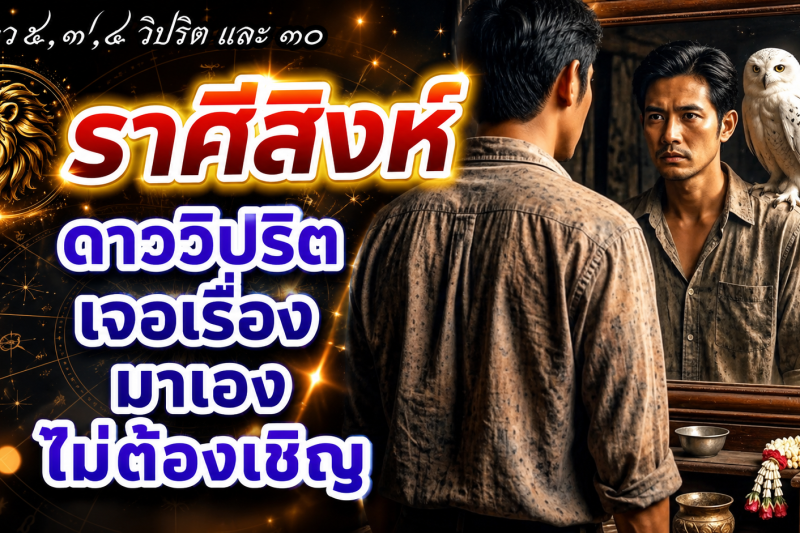 ♌ ราศีสิงห์ ดาววิปริตมาเองไม่ต้องเชิญ! เตรียมรับมือการเปลี่ยนแปลงครั้งสำคัญ
