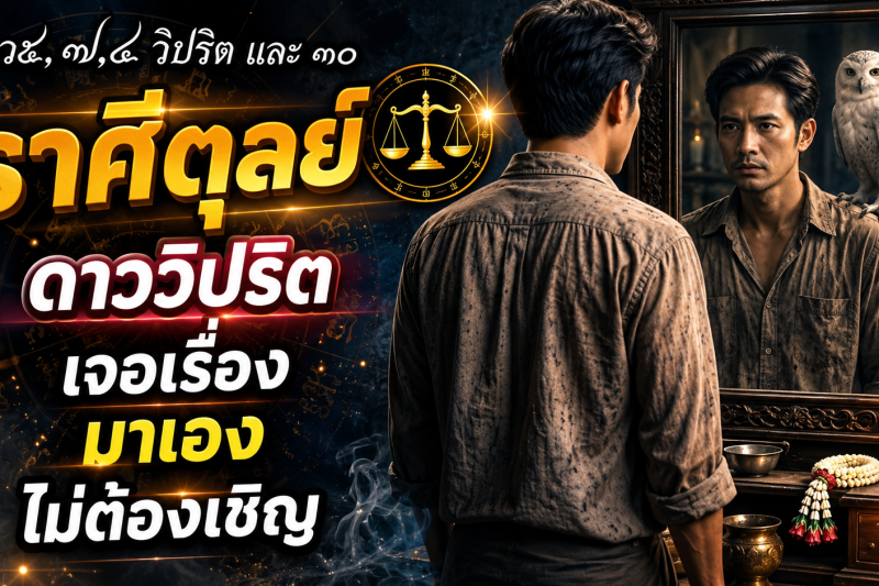♎ ราศีตุลย์ ดาววิปริตมาเองไม่ต้องเชิญ! เตรียมรับมือการเปลี่ยนแปลงครั้งสำคัญ
