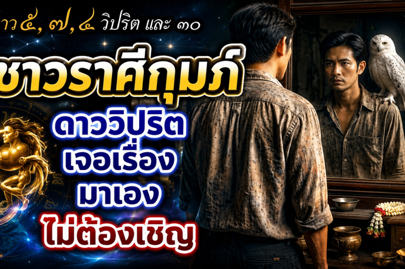♒ ราศีกุมภ์ ดาววิปริตมาเองไม่ต้องเชิญ! เตรียมรับมือการเปลี่ยนแปลงครั้งสำคัญ