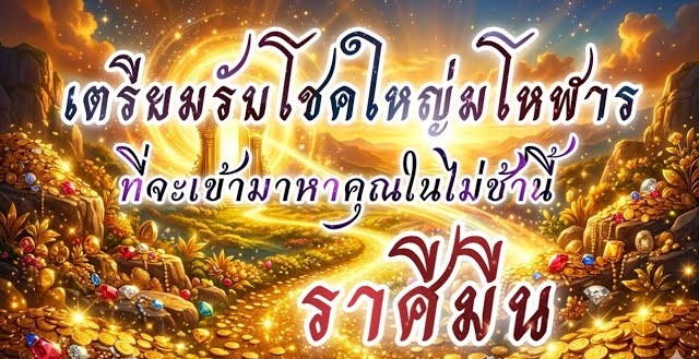 ดูดวงราศีมีน | เตรียมรับโชคใหญ่มโหฬารที่จะเข้ามาในไม่ช้านี้ 🔮