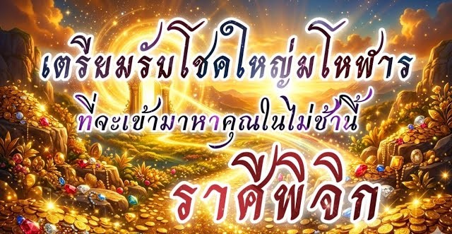 ดูดวงราศีพิจิก | เตรียมรับโชคใหญ่มโหฬารที่จะเข้ามาในไม่ช้านี้ 🔮